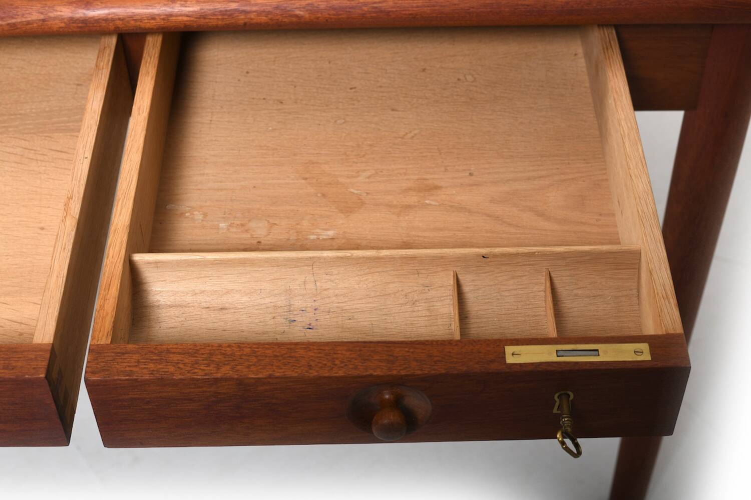 Rare Hans J. Wegner PP-312 Teak Desk 1960s.