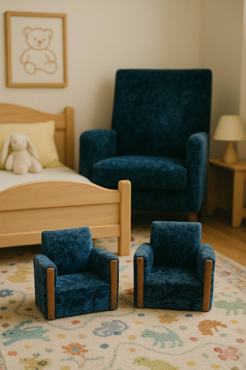 Pair of master's armchairs