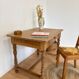 Renovated oak desk table