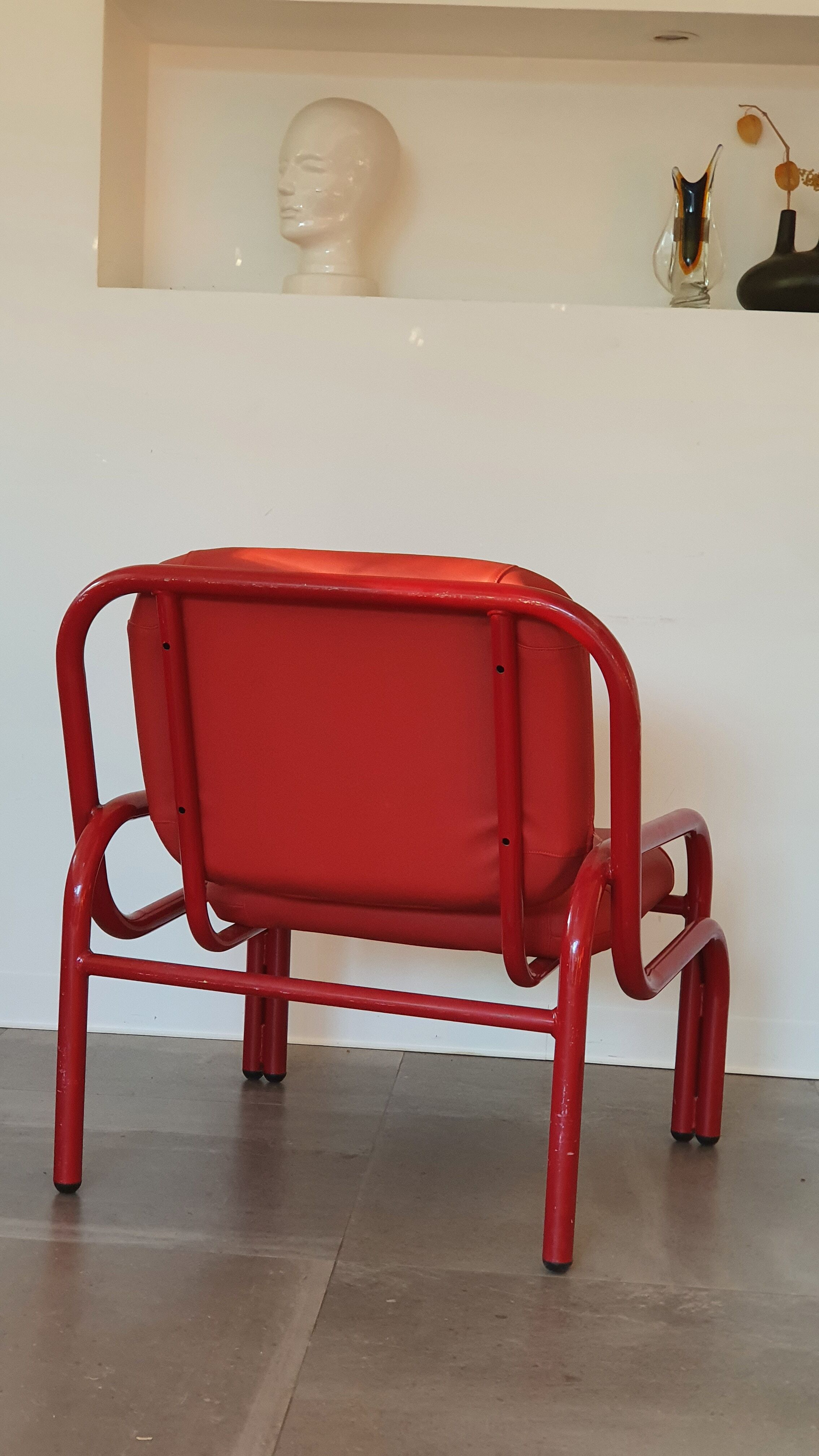 Italian design armchair from the 80s