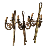 Louis XVI style bronze wall light