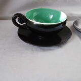 Set vintage saucer cups