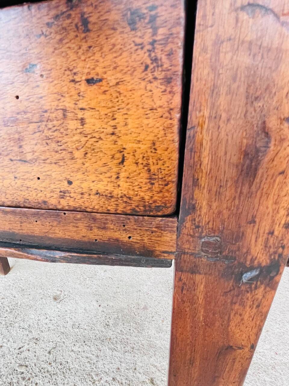 Console de ferme, en noyer , directoire , 18 eme siècle
