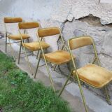 Lot of 4 folding chairs