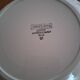 Large deep plate chives Digoin Sarreguemines art deco geometric