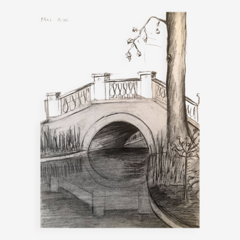 Dessin "Parc Monceau"