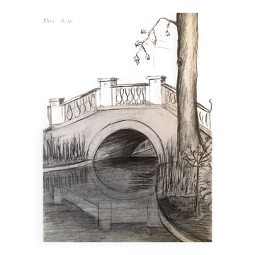 Drawing “Parc Monceau”
