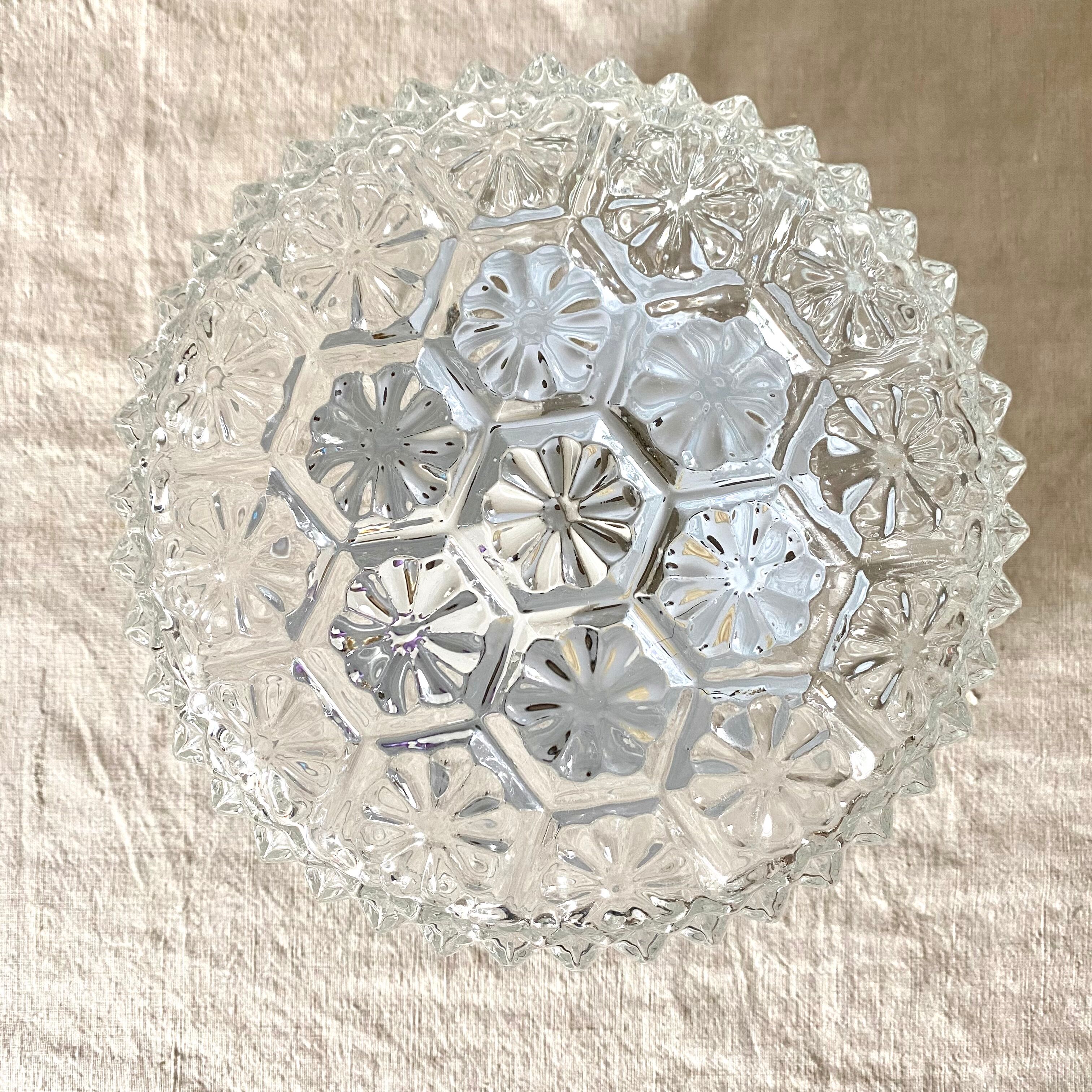 Vintage glass ceiling lamp