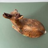 "Chevreuil" porcelain terrine by Michel Caugant