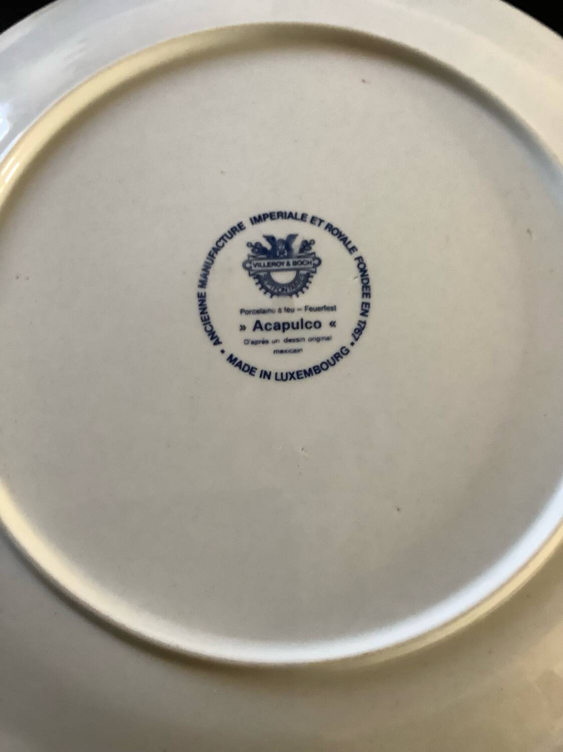 Set of 5 Acapulco plates by Villeroy & Boch