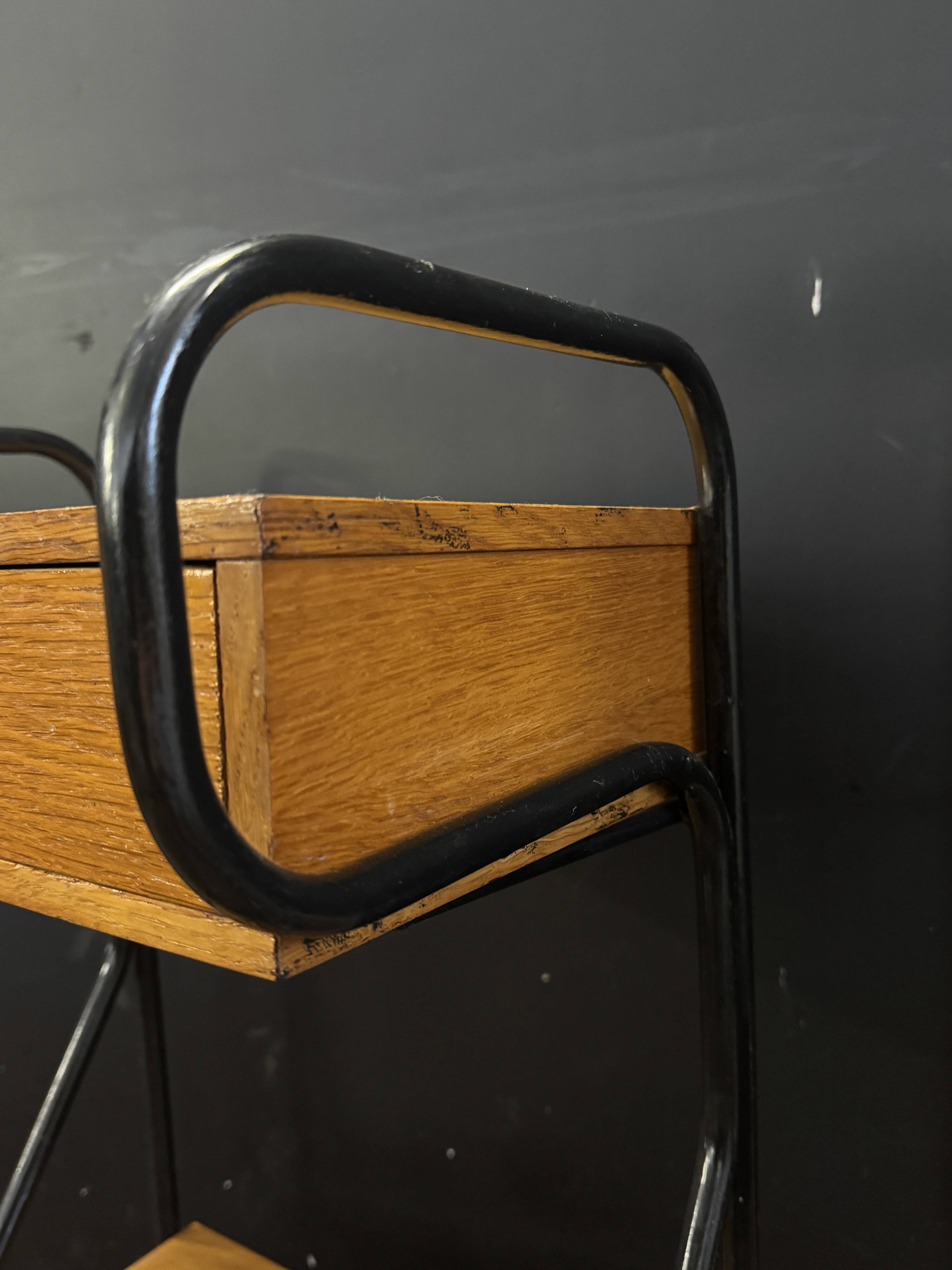 Vintage bedside table by Jacques Hitier – 1950s