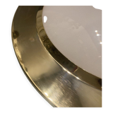 Plafonnier encastrement en laiton de verre