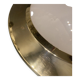 Glass brass flushmount