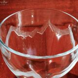 4 large water glasses or Evian ice cream cups