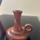 Set of 4 Scandinavian teak candlesticks