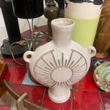 Vintage Malicorne amphora vase