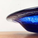 Mid-century Swedish glass bowl from Pukeberg Glass, 1960s.