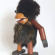 Danish Troll figure in teak 60s.