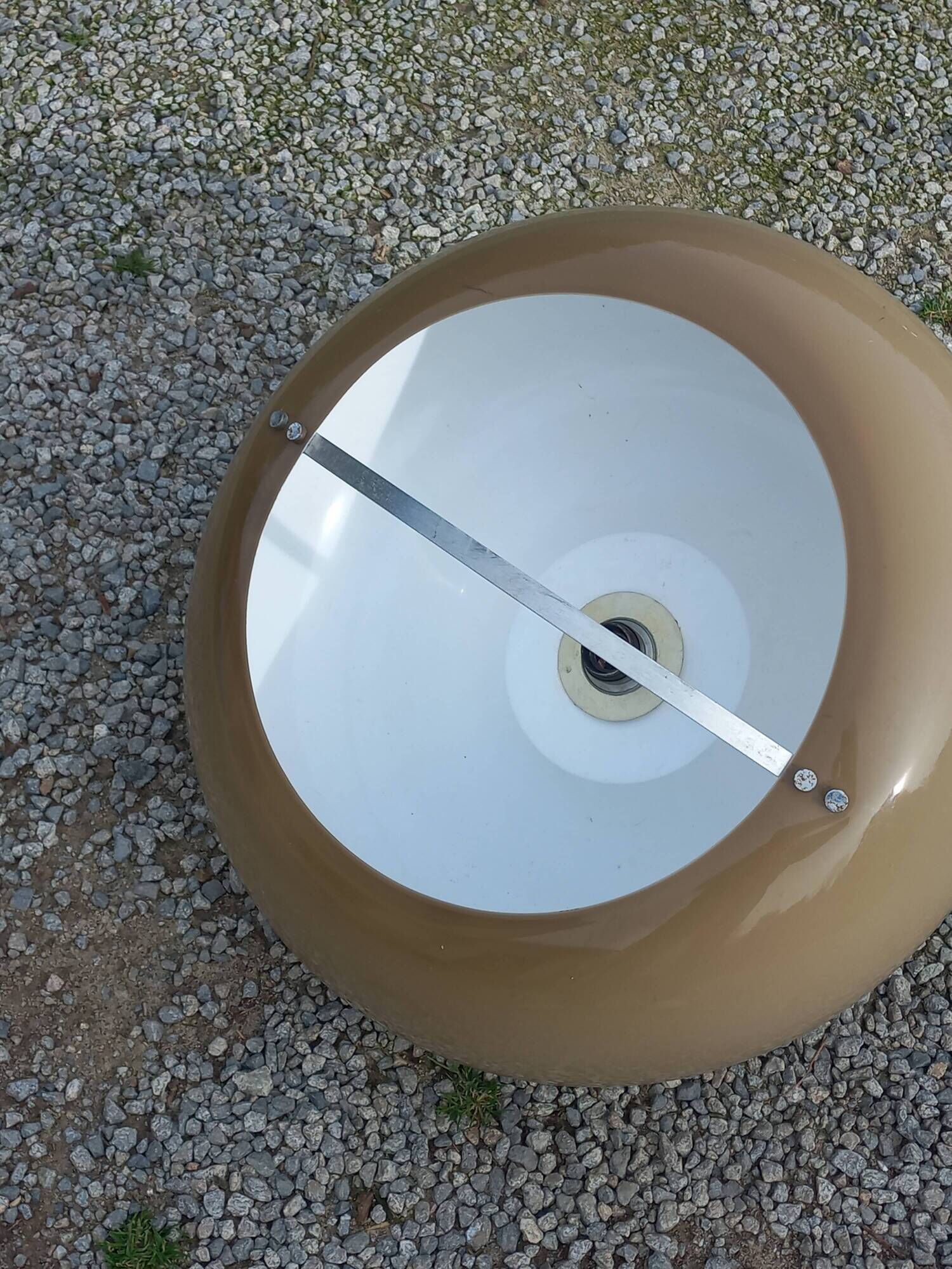 Suspension design italien space age en methacrylate des années 70