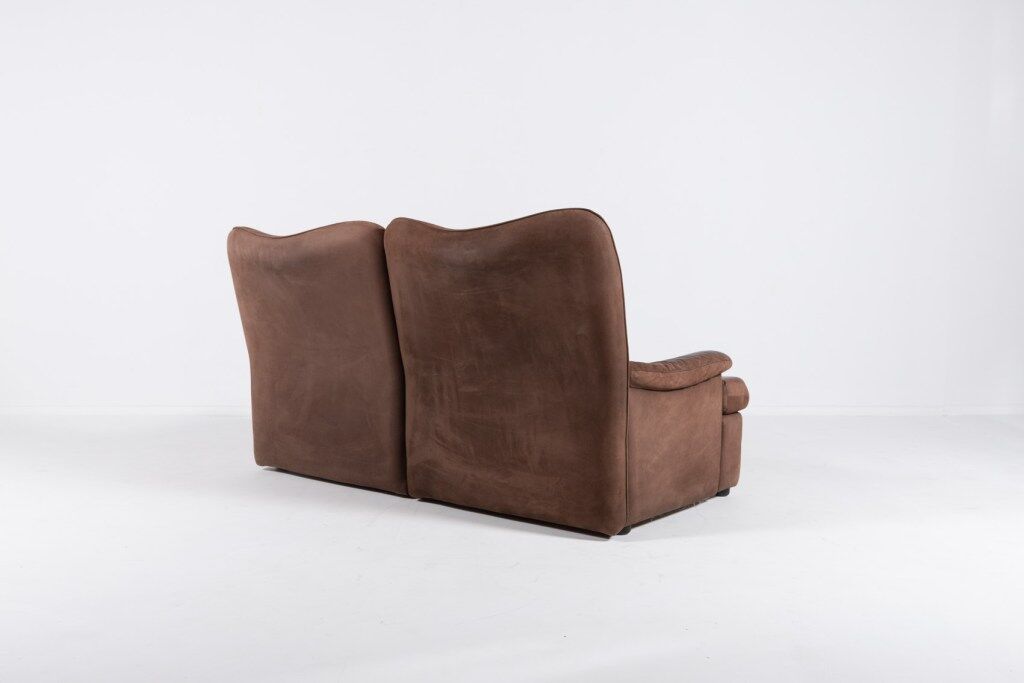 Vintage 2-seater sofa in aniline leather from the 1970s