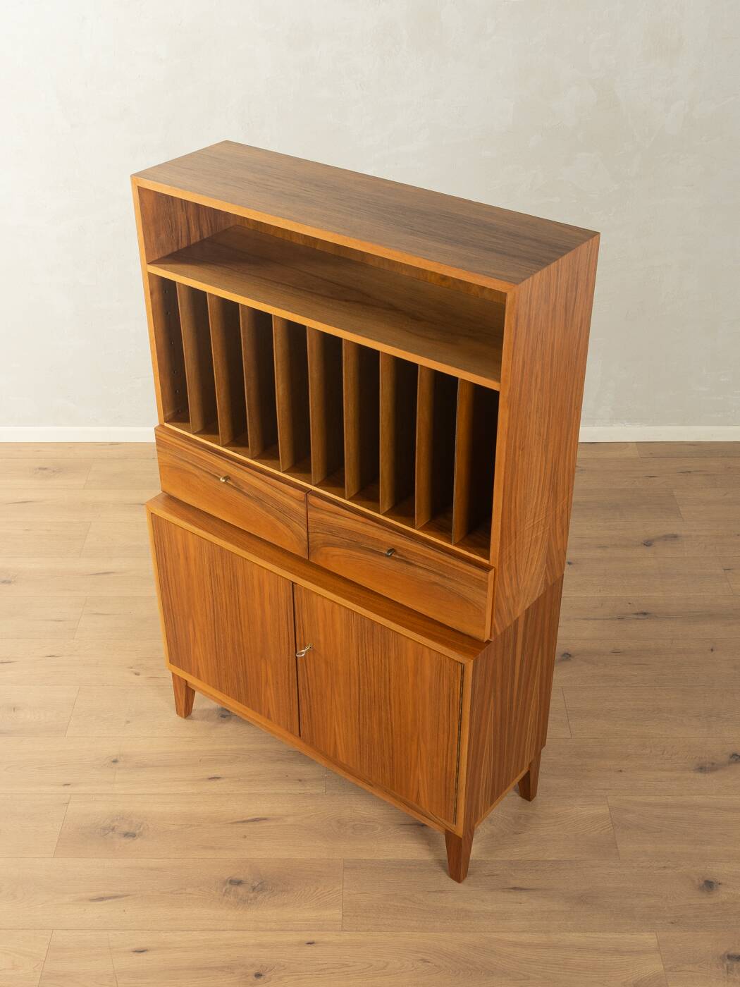 Rare two-piece chest of drawers type 9aF by Georg Satink for WK Möbel, 1950s