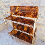 Folding serving tortoiseshell pattern