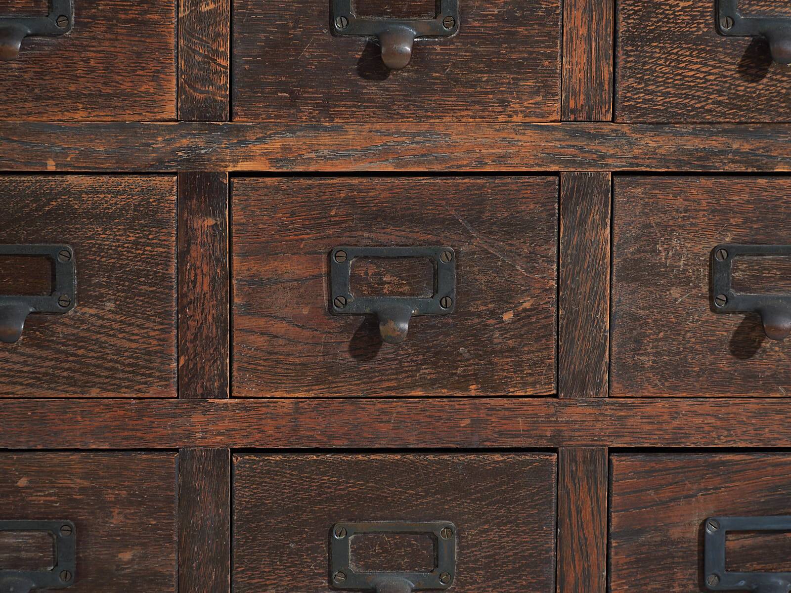 Pharmacy buffet Japanese medicine cabinet – Taishō / Shōwa period (c.1920-1945) #95