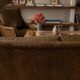 Pair of vintage cognac leather armchairs & solid wood – club/lounge style