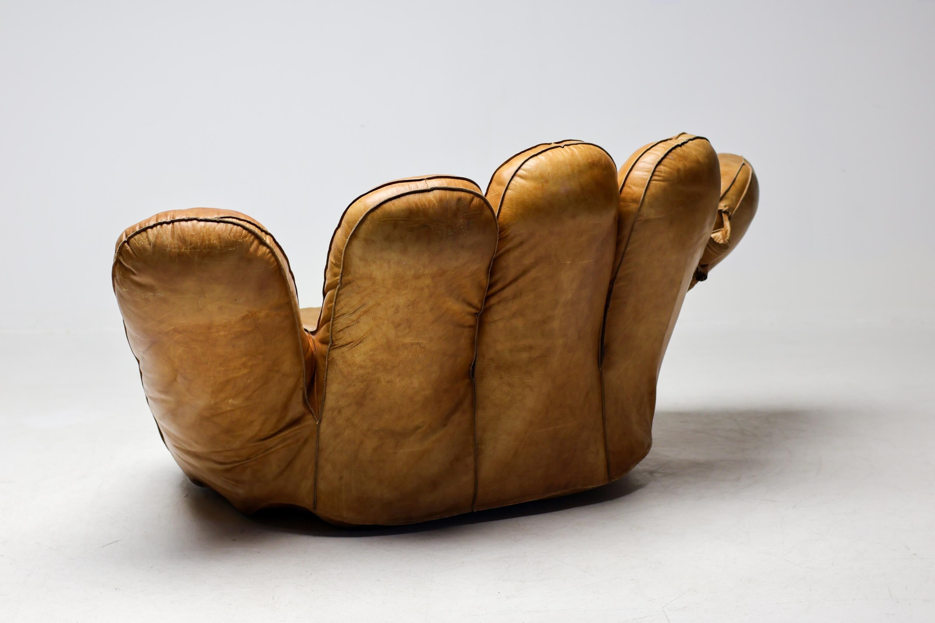 Radical Softness: The Original 1970s Joe Leather Armchair by Poltronova