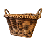 Old rattan basket