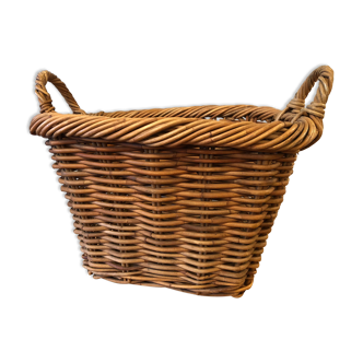 Old rattan basket