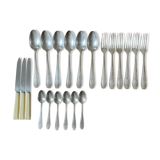 Apollo silver metal cutlery set