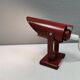 Small delicious wall lamp in Bordeaux red color from the 1980s