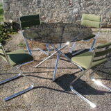 Ensemble table et 4 chaises vintage 1970s