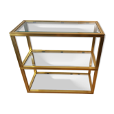Console  vintage  3 Plateaux Pierre Vandel