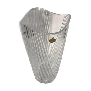 Vase verre cristal d'Arques