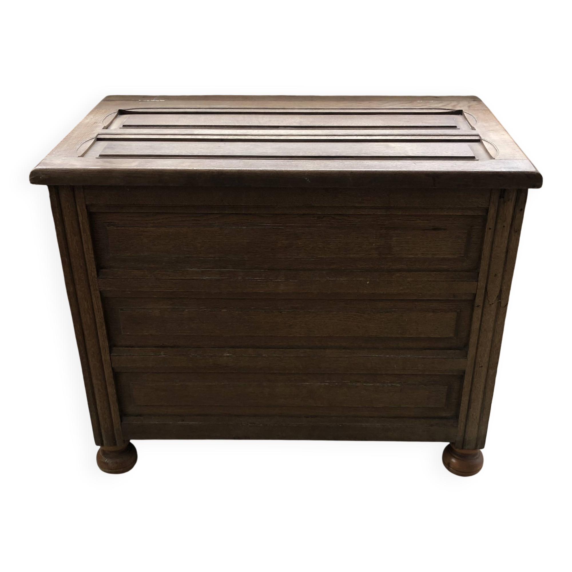 Large antique wooden chest