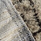 Moroccan berber carpet beni ouarain wool 90x195 cm