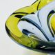 Coupe design en verre de Bohême Chribska