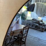 Oval mirror beveled 50s-60s