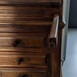 Solid wood secretary