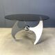 Luciano Campanini “Helix” adjustable dining or coffee table, 1970s
