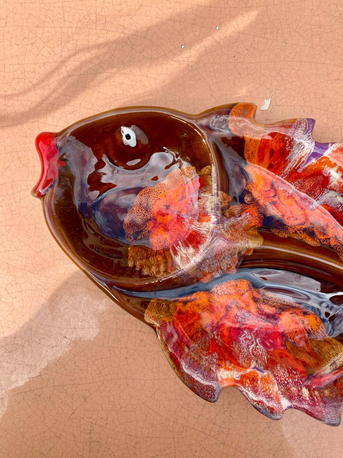 Vallauris type ceramic fish