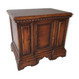 Solid wood bedside table