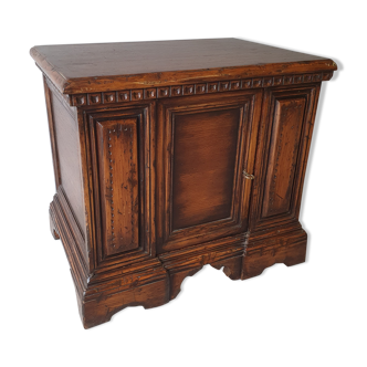 Solid wood bedside table