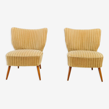 Deux fauteuils de cocktail vintage