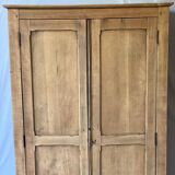 Renovated Parisian wardrobe in raw solid wood