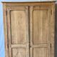 Renovated Parisian wardrobe in raw solid wood
