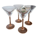 Lot de 4 verres à cocktail Luminarc pied rose