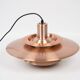 Danish vintage 1980s copper lamp